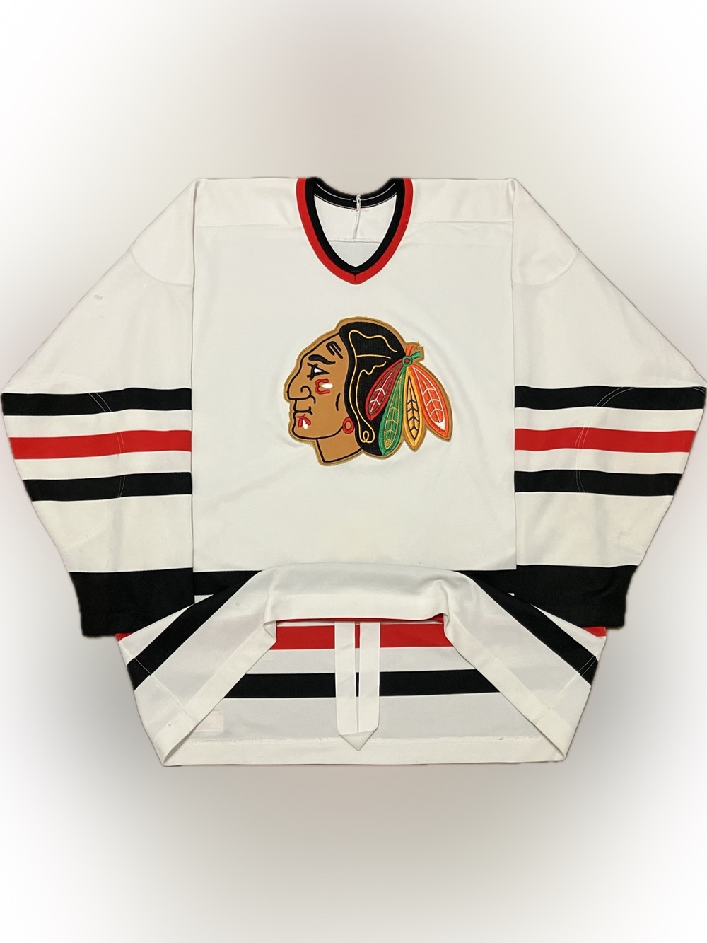 Chicago Blackhawks Blank CCM Small Block – Retail Authentic NHL Hockey Jersey